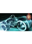 TRON LEGACY MOVIE FILM LIGHT CYCLE BIKE RIDER WALL ART PRINT PREMIUM POSTER
