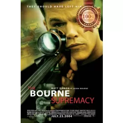 THE BOURNE SUPREMACY ORIGINAL 2004 MOVIE FILM CINEMA PRINT PREMIUM POSTER