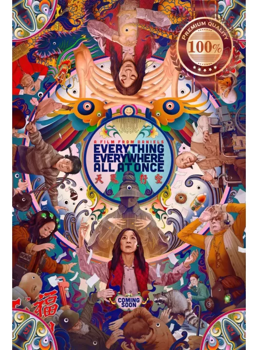 EVERYTHING EVERYWHERE ALL AT ONCE 2022 ORIGINAL MOVIE ART PRINT PREMIUM POSTER