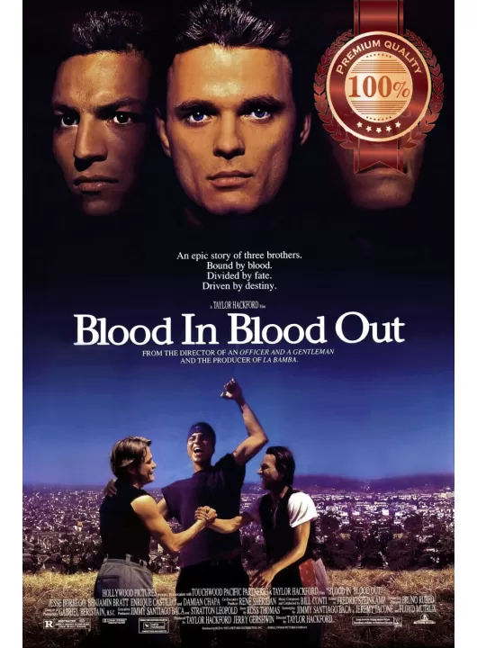 BLOOD IN BLOOD OUT 1993 ORIGINAL OFFICIAL CINEMA MOVIE FILM PRINT PREMIUM POSTER