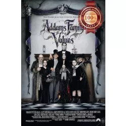 THE ADDAMS FAMILY VALUES 1993 90s OFFICIAL ORIGINAL MOVIE PRINT PREMIUM POSTER
