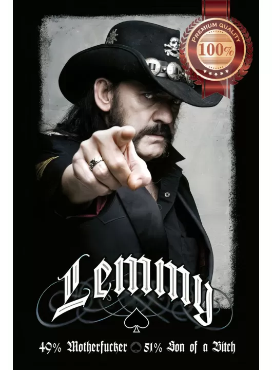 LEMMY 49% MOFO POINTING MOTORHEAD MUSIC BAND PHOTO ORIGINAL PRINT PREMIUM POSTER LEMMY 49% MOFO POINTING MOTORHEAD MUSIC BAND PHOTO ORIGINAL PRINT PREMIUM POSTER