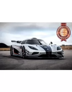 KOENIGSEGG AGERA ONE 1 SPORTS SUPERCAR SUPER CAR PHOTO PRINT PREMIUM POSTER