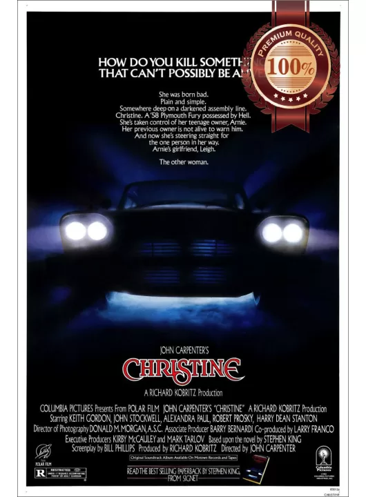 CHRISTINE 1983 80s OFFICIAL ORIGINAL CINEMA MOVIE FILM ART PRINT PREMIUM POSTER