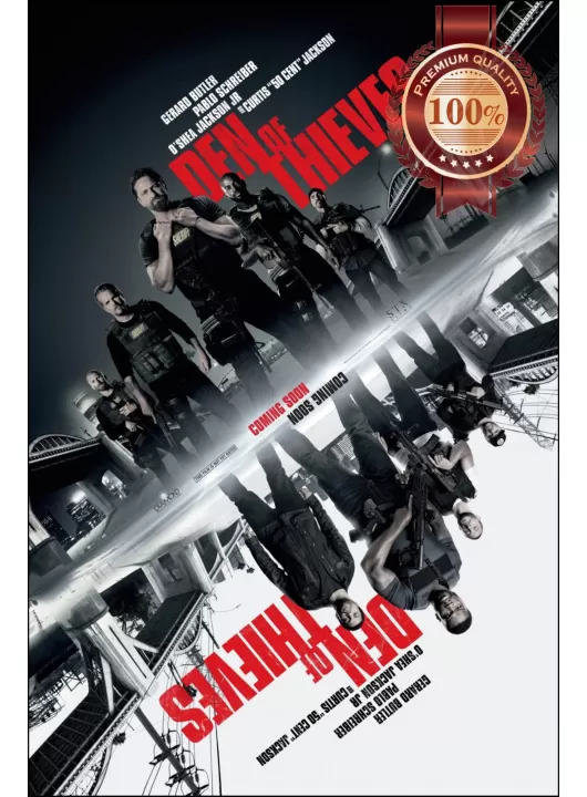 DEN OF THIEVES 2018 ACTION/CRIME ORIGINAL MOVIE FILM CINEMA PRINT PREMIUM POSTER