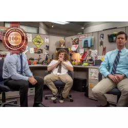 WORKAHOLICS SITTING IN OFFICE CAST OFFICIAL SERIES TV SHOW PRINT PREMIUM POSTER