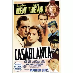 CASABLANCA AUS 1942 40s ORIGINAL OFFICIAL CINEMA MOVIE FILM PRINT PREMIUM POSTER