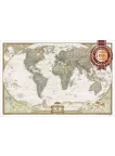 LARGE DETAILED POLITICAL MAP OF THE WORLD HOME WALL ART PRINT PREMIUM POSTER
