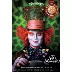 THE MAD HATTER ALICE IN WONDERLAND JOHNNY DEPP WALL ART PRINT PREMIUM POSTER