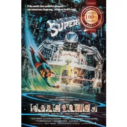 SUPERMAN III 3 1983 80s ORIGINAL OFFICIAL CINEMA FILM MOVIE PRINT PREMIUM POSTER