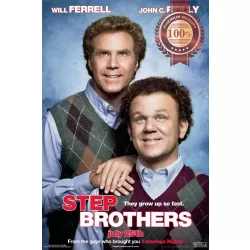 STEP BROTHERS WILL FERRELL COMEDY MOVIE ORIGINAL CINEMA PRINT PREMIUM POSTER