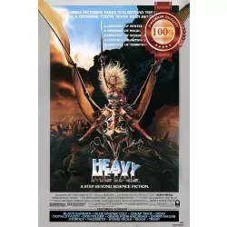 HEAVY METAL ANIMATED MOVIE FILM 1981 80s ORIGINAL ART PRINT PREMIUM POSTER