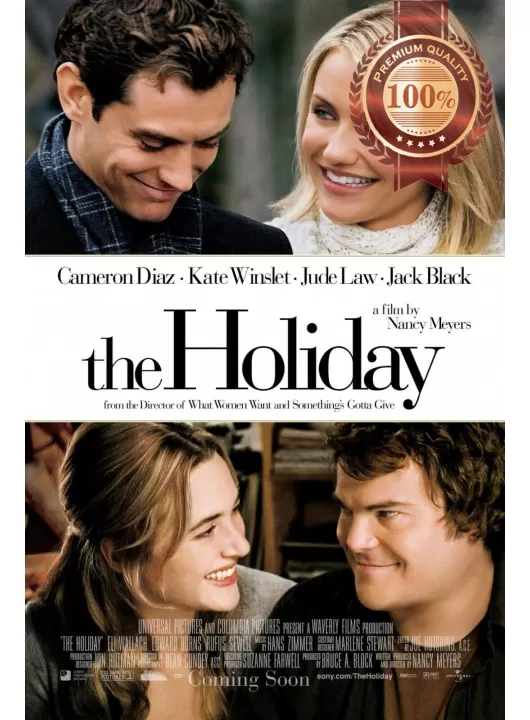 THE HOLIDAY 2006 ORIGINAL OFFICIAL CINEMA MOVIE FILM PRINT PREMIUM POSTER