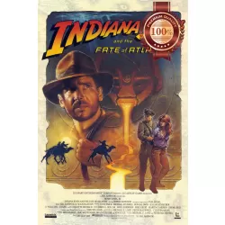 INDIANA JONES AND THE FATE OF ATLANTIS CLASSIC VIDEO GAME PRINT PREMIUM POSTER