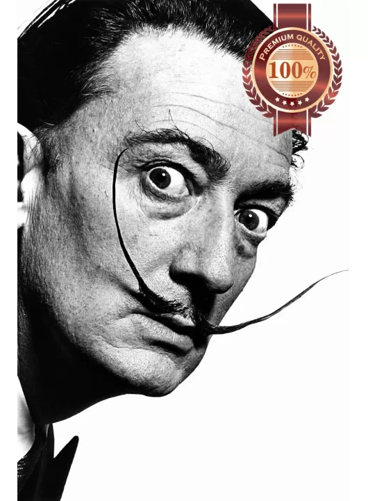SALVADOR DALI FUNNY MUSTACHE HOME DECOR ORIGINAL PHOTO PRINT PREMIUM POSTER SALVADOR DALI FUNNY MUSTACHE HOME DECOR ORIGINAL PHOTO PRINT PREMIUM POSTER