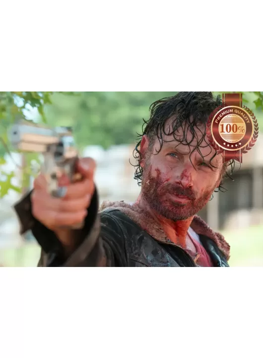 THE WALKING DEAD RICK GRIMES GUN CHARACTER TV SERIES SHOW PRINT PREMIUM POSTER THE WALKING DEAD RICK GRIMES GUN CHARACTER TV SERIES SHOW PRINT PREMIUM POSTER