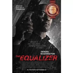 THE EQUALIZER DENZEL WASHINGTON 1st OFFICIAL MOVIE FILM PRINT PREMIUM POSTER