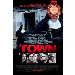 THE TOWN 2010 CRIME/THRILLER ORIGINAL CINEMA MOVIE FILM PRINT PREMIUM POSTER