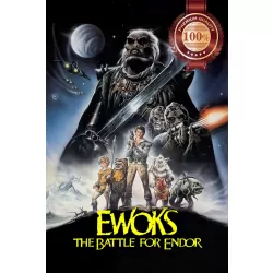 EWOKS THE BATTLE FOR ENDOR STAR WARS ORIGINAL MOVIE CINEMA PRINT PREMIUM POSTER