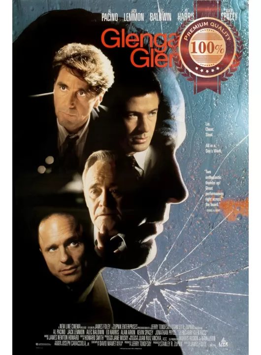GLENGARRY GLEN ROSS 1992 90s ORIGINAL MOVIE CINEMA PRINT PREMIUM POSTER
