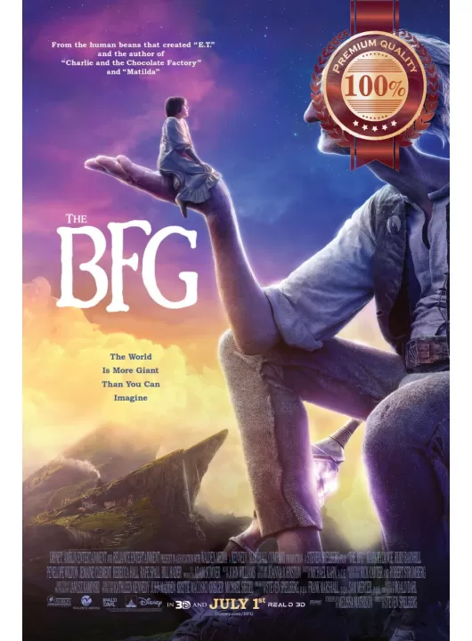 THE BFG 2016 DISNEY ORIGINAL OFFICIAL CINEMA MOVIE FILM PRINT PREMIUM POSTER
