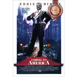 COMING TO AMERICA 1988 OFFICIAL ORIGINAL CINEMA MOVIE PRINT PREMIUM POSTER