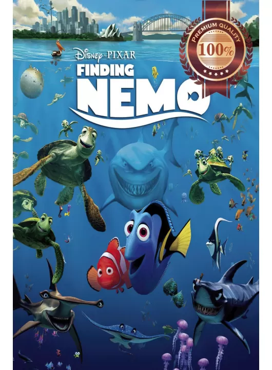 FINDING NEMO DISNEY 2003 V2 OFFICIAL ORIGINAL CINEMA MOVIE PRINT PREMIUM POSTER