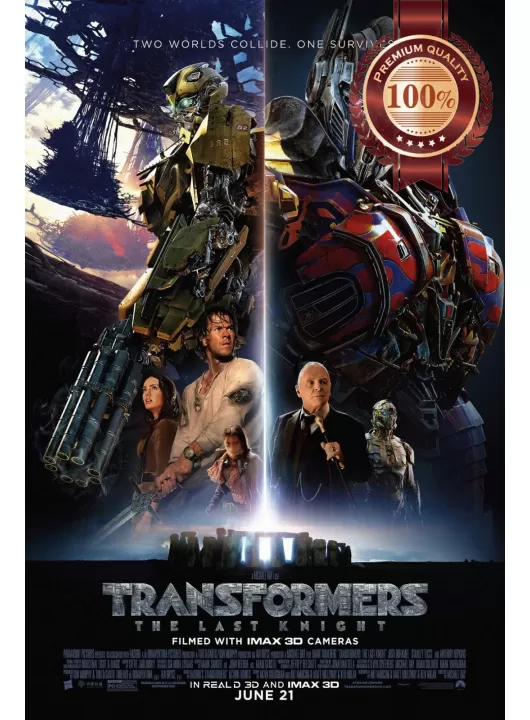 TRANSFORMERS THE LAST KNIGHT 2017 OFFICIAL MOVIE FILM PRINT PREMIUM POSTER