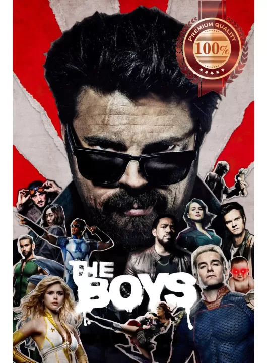 THE BOYS SEASON 2 BUTCHER TV SHOW ORIGINAL OFFICIAL PRINT PREMIUM POSTER THE BOYS SEASON 2 BUTCHER TV SHOW ORIGINAL OFFICIAL PRINT PREMIUM POSTER