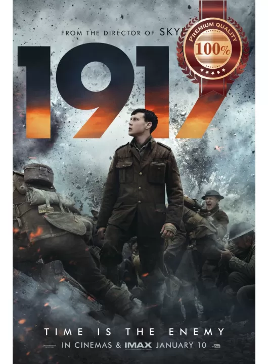 1917 2019 WAR FILM ORIGINAL OFFICIAL CINEMA MOVIE PRINT PREMIUM POSTER