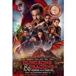 DUNGEONS AND DRAGONS HONOR AMONG THIEVES OFFICIAL CINEMA MOVIE PREMIUM POSTER
