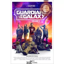 THE GUARDIANS OF THE GALAXY Vol. 3 OFFICIAL CINEMA MOVIE PRINT PREMIUM POSTER