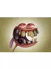 REN FROM REN AND STIMPY FUNNY TEETH SMILE WALL ART PRINT PREMIUM POSTER