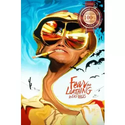 FEAR AND LOATHING IN LAS VEGAS 1998 ORIGINAL 90s MOVIE PRINT PREMIUM POSTER