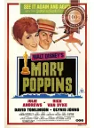 MARY POPPINS 1964 60s ORIGINAL OFFICIAL CINEMA MOVIE FILM PRINT PREMIUM POSTER