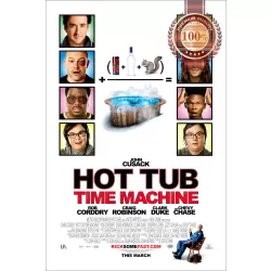 HOT TUB TIME MACHINE 2010 CINEMA ORIGINAL MOVIE PRINT PREMIUM POSTER