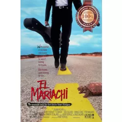 EL MARIACHI 1992 ROBERT RODRIGUEZ ORIGINAL CINEMA MOVIE PRINT PREMIUM POSTER