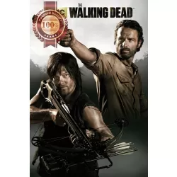 THE WALKING DEAD RICK GRIMES &amp; DARYL DIXON TV SERIES SHOW PRINT PREMIUM POSTER