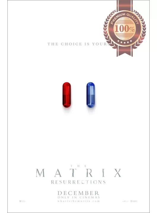 THE MATRIX 4 RESURRECTIONS PILLS 2021 ORIGINAL CINEMA MOVIE PRINT PREMIUM POSTER