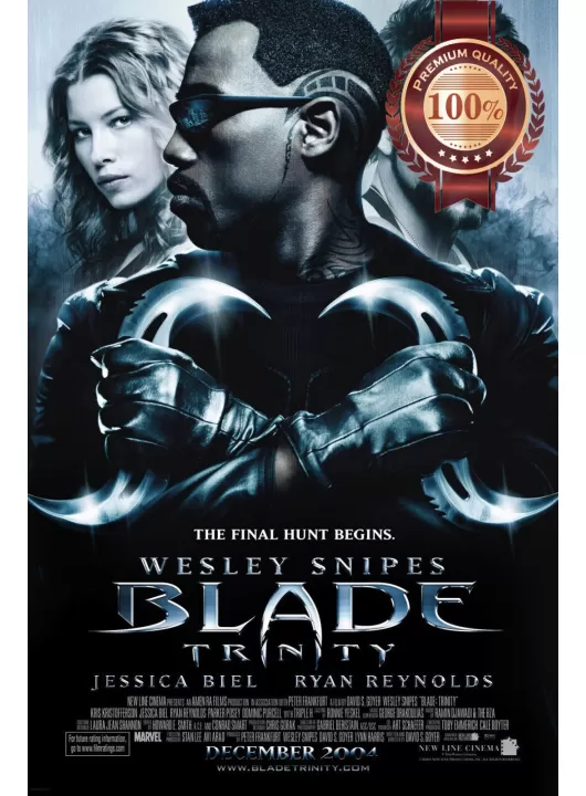 BLADE TRINITY WESLEY SNIPES OFFICIAL FILM MOVIE CINEMA PRINT PREMIUM POSTER