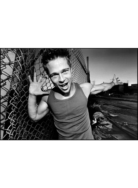 BRAD PITT FIGHT CLUB WALL ART PRINT - PREMIUM POSTER BRAD PITT FIGHT CLUB WALL ART PRINT - PREMIUM POSTER