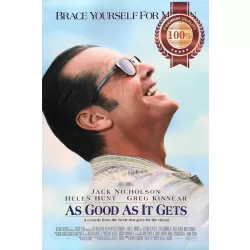 AS GOOD AS IT GETS 1997 90s JACK FILM MOVIE ORIGINAL PRINT PREMIUM POSTER