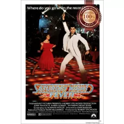 SATURDAY NIGHT FEVER 70s OFFICIAL ORIGINAL CINEMA MOVIE PRINT PREMIUM POSTER