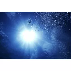 LARGE WAVE SEA SURF UNDERWATER SUN BUBBLES LARGE WALL PHOTO PRINT PREMIUM POSTER