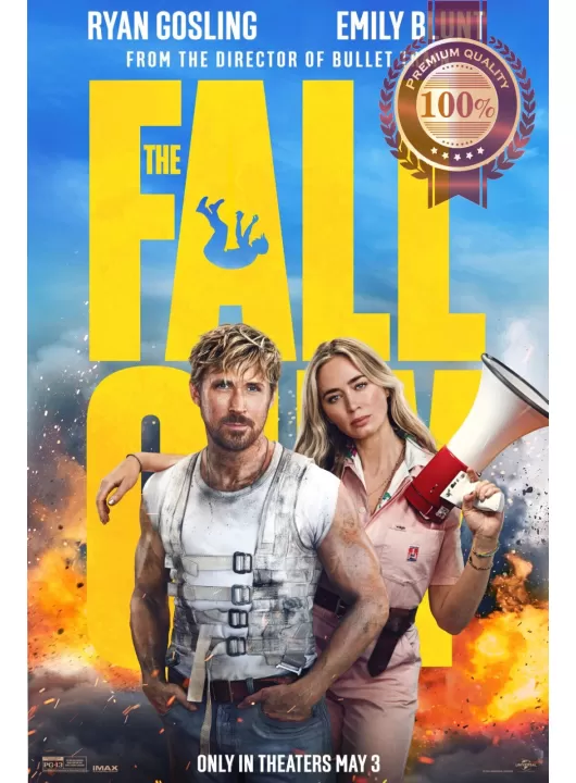 THE FALL GUY 2024 TEASER ORIGINAL MOVIE FILM CINEMA PRINT PREMIUM POSTER THE FALL GUY 2024 TEASER ORIGINAL MOVIE FILM CINEMA PRINT PREMIUM POSTER