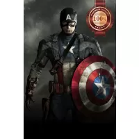 CAPTAIN AMERICA MARVEL HERO OFFICIAL ORIGINAL CINEMA MOVIE PRINT PREMIUM POSTER