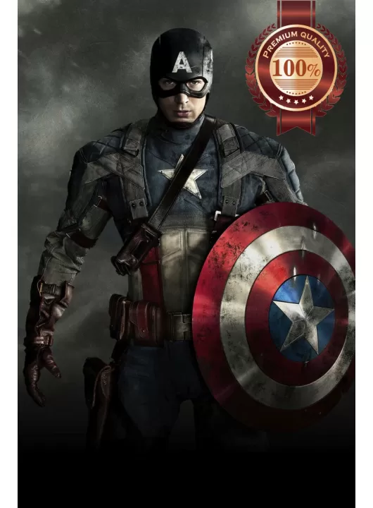 CAPTAIN AMERICA 2011 MARVEL HERO OFFICIAL ORIGINAL CINEMA MOVIE PRINT PREMIUM POSTER