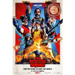 THE SUICIDE SQUAD 2021 ORIGINAL OFFICIAL CINEMA MOVIE FILM PRINT PREMIUM POSTER