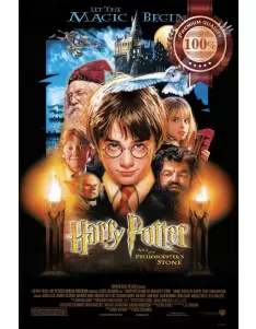 HARRY POTTER AND THE PHILOSOPHER'S STONE OFFICIAL MOVIE PRINT PREMIUM POSTER