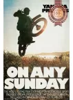 ON ANY SUNDAY 1971 70s ORIGINAL CINEMA DOCUMENTARY MOVIE PRINT PREMIUM POSTER
